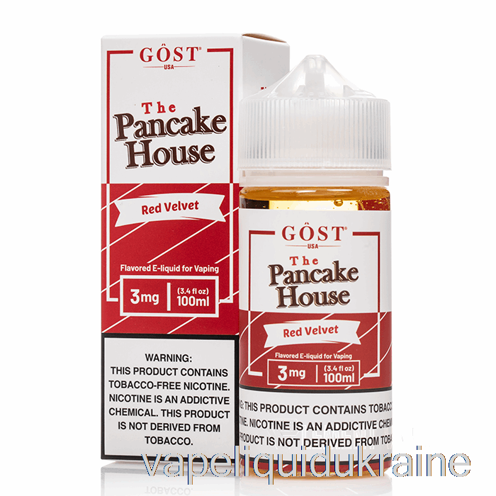 Vape Ukraine Red Velvet - The Pancake House - GOST Vapor - 100mL 0mg